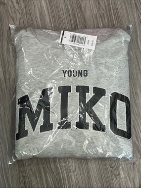 GAP x Young Miko grey hoodie